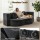 Artiss 2-in-1 Convertible Compressed Sofa Bed Folding Boneless Curved Sleeper Couch Grey 2 Pillows 200cm