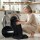 Artiss 2-in-1 Convertible Compressed Sofa Bed Folding Boneless Curved Sleeper Couch Grey 2 Pillows 200cm