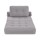 Artiss 1 Seater Corduroy Convertible Sofa Bed Grey Boneless Pull-Out Couch Removable Cover 81x90x40cm