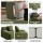 Artiss 300cm Modular Boneless Sofa Bed L Shaped Sectional Corduroy Green Spacious Convertible Comfort
