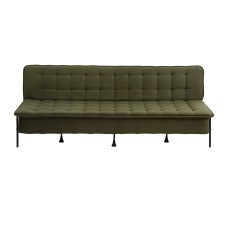 Artiss 1.9m 3-Seater Sofa Bed with Innerspring Core Soft Fibre Wrap Adjustable Olive Green 3-Position Artiss 1.9m 3-Seater Sofa Bed with Innerspring Core Soft Fibre Wrap Adjustable Olive Green 3-Position