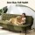Artiss 1.9m 3-Seater Sofa Bed with Innerspring Core Soft Fibre Wrap Adjustable Olive Green 3-Position