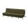 Artiss 1.9m 3-Seater Sofa Bed with Innerspring Core Soft Fibre Wrap Adjustable Olive Green 3-Position