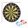 16" Magnetic Dartboard for Kids and Family, Safe Needleless Darts, Indoor Outdoor Game, Durable Plastic, Red Black