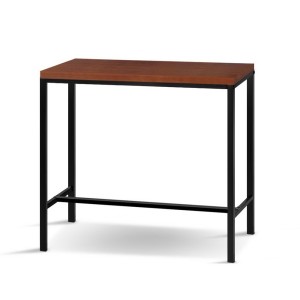 Artiss Alex 100CM Bar Table - Industrial Design, MDF Top, Reinforced Steel Frame, Rust-Proof, Anti-Slip Feet