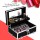 Embellir Portable Cosmetic Beauty Makeup Carry Case, Grade-A Aluminum, Crocodile Black, 28x17.5x31cm, with Mirror