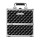 Embellir Makeup Case Beauty Organizer Bag, Aluminum ABS, Diamond Black, 27x19.5x27.5cm, Portable Travel Cosmetic Storage