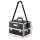 Embellir Portable Cosmetic Beauty Makeup Case, Aluminum, 23x36x26cm, Diamond Black, Adjustable Dividers, Lock & Strap
