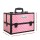 Embellir Portable Cosmetic Beauty Makeup Case, Grade-A Aluminium, Diamond Pink, 23x36x27cm, Lockable with Strap