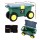 Gardeon Garden Tool Storage Cart, Plastic, 55x26.5x29.5cm, Green, 3-In-1 Design with Seat, Removable Tray,