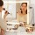 Embellir 80x58cm Makeup Mirror with LED Lights, 360° Rotatable Base, USB Port, Phone Holder, 10x Magnifier, Metal Frame