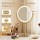 Embellir Lighted Makeup Mirror Double Sided 10X Magnifying Rechargeable LED Tabletop Gold Finish Mirror