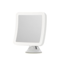 Embellir 10X Magnification LED Makeup Mirror | 360° Rotation, Suction Cup, Rechargeable, Portable, 13cm Glass Surface