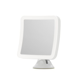 Embellir 10X Magnification LED Makeup Mirror | 360° Rotation, Suction Cup, Rechargeable, Portable, 13cm Glass Surface