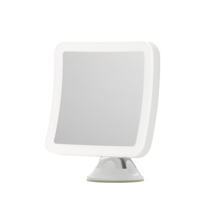 Embellir 10X Magnification LED Makeup Mirror | 360° Rotation, Suction Cup, Rechargeable, Portable, 13cm Glass Surface