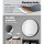 Embellir 2 Pack 50cm Round Wall Mirror, Black Framed Makeup Mirror for Bathroom, Premium MDF, Anti-Fog, Home Decor