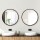 Embellir 60cm Round Wall Mirror Set of 2, Black Framed, Premium MDF, Mist Removal, Bathroom Makeup Home Decor