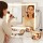 Embellir 58x46cm Makeup Mirror with LED Lights, 360° Rotatable Base, USB Port, 3 Colour Temps, Metal Frame & Magnifier