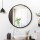 Embellir Wall Mirror, MDF Frame, 60cm Round, Black, Premium Clarity, Bathroom Decor, Mist Removal Feature