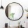 Embellir Round Wall Mirror, MDF Frame, 80cm Diameter, Black, Premium Clarity, Mist Removal, Home Bathroom Decor