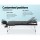 Zenses Portable Massage Table, Aluminium, 75cm Wide, Black, 3-Fold Design, Adjustable Height, with Carry Bag