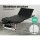 Zenses Massage Table, Aluminium, 85cm, Black, 215cm Length, Portable 3-Fold Beauty Bed with Adjustable Heights