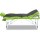 Zenses Portable 3-Fold Aluminium Massage Table, 75cm, Green, with Free Disposable Cover Set, Adjustable & Durable