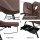 Zenses Massage Table Adjustable Salon Bed Chair, PU Leather, 183.5x80x77cm, Brown, 3-Fold, for Spa & Beauty Treatments