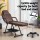 Zenses Massage Table Adjustable Salon Bed Chair, PU Leather, 183.5x80x77cm, Brown, 3-Fold, for Spa & Beauty Treatments