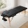 Zenses 70cm Portable 2-Fold Wooden Massage Table Black 300kg Capacity 3.5cm Foam Vinyl Surface Adjustable