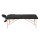Zenses 70cm Portable 2-Fold Wooden Massage Table Black 300kg Capacity 3.5cm Foam Vinyl Surface Adjustable