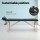 Zenses 70cm Portable 2-Fold Wooden Massage Table Black 300kg Capacity 3.5cm Foam Vinyl Surface Adjustable