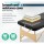 Zenses Portable Wooden Massage Table, 70cm, Black, Adjustable, Sturdy Frame, Includes Carry Bag & Disposable Covers