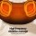 Livemor Lumbar Traction and Heat Back Massager Belt 124cm with 6-Level Airbags and 9-Level Vibration
