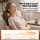 Livemor Back Massager with Heat and Traction Large Neck Shoulder Lumbar Support Pillow Rechargeable Remote