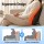 Livemor Back Massager with Heat and Traction Large Neck Shoulder Lumbar Support Pillow Rechargeable Remote
