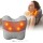 Livemor Back Massager with Heat USB Neck Shoulder Pillow 3-Speed Ergonomic Lumbar Support Portable Grey