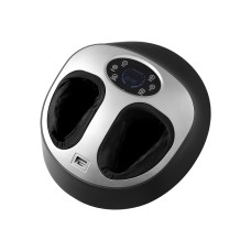 Livemor Kneading Heated Foot Massager with Touch Screen, Remote, 5 Modes, 9 Intensities, Fits AU 4-12, ABS, Black