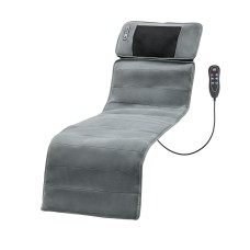 Livemor Massage Mat: 10-Node Vibration, Heating, 9 Modes, Plush Material, 158x48cm - Ultimate Relaxation Solution