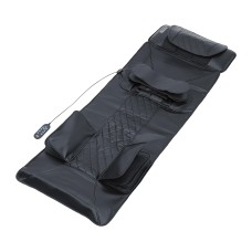 Livemor Full Body Massage Mat with Heated Neck Kneading, Lumbar Airbag Stretch, PU Leather, 170cm x 57cm, 6 Modes