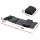 Livemor Full Body Massage Mat with Heated Neck Kneading, Lumbar Airbag Stretch, PU Leather, 170cm x 57cm, 6 Modes