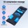 Livemor Full Body Massage Mat with Heated Neck Kneading, Lumbar Airbag Stretch, PU Leather, 170cm x 57cm, 6 Modes