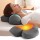 Livemor 2-in-1 Neck Massager Pillow with Heat Memory Foam Cervical Support 3-Speed Vibration USB-C Rechargeable