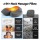 Livemor 2-in-1 Neck Massager Pillow with Heat Memory Foam Cervical Support 3-Speed Vibration USB-C Rechargeable