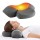 Livemor 2-in-1 Neck Massager Pillow with Heat Memory Foam Cervical Support 3-Speed Vibration USB-C Rechargeable