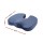 Giselle Bedding Memory Foam Seat Cushion 45x36cm Blue – Ergonomic Back Pain Relief Chair Pad, Washable Cover