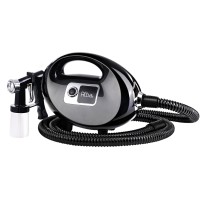Alba Professional HVLP Spray Tan Machine Kit Black – Sunless Tanning Gun, 250ml Capacity, 3 Spray Patterns, 700W
