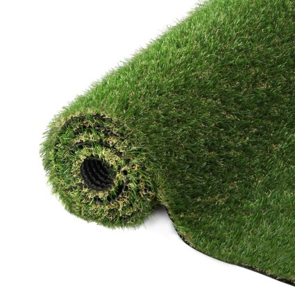 Primeturf 30mm Artificial Grass 2x5m, 60SQM, 4-Tone Synthetic Lawn, Durable PE, UV-Stabilised, Easy Install,