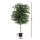 Artiss 180cm Artificial Ficus Tree Lifelike Faux Indoor Plant with UV Resistant Leaves and Weighted Cement Pot