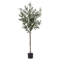 Artiss 155cm Artificial Olive Tree - Lifelike Indoor Decor, UV-Resistant, Flexible Branches, No Maintenance Needed